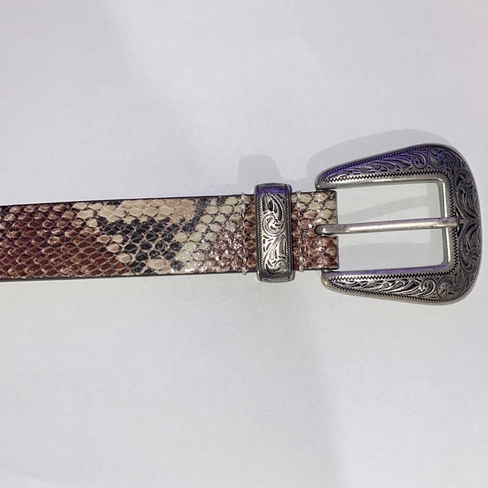 ECOTE METAL TIPPED BOHO LEATHER BELT
